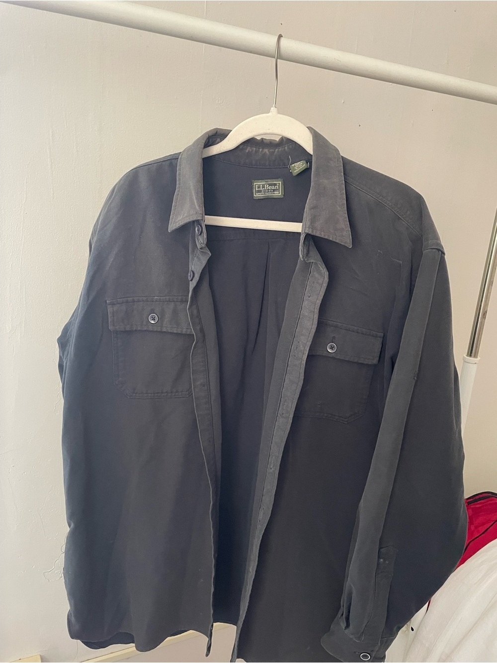 L.L. Bean Men's Black Field Jacket Overshirt